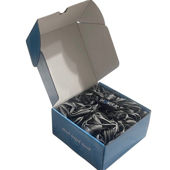 Shower Bouquet 4-PACK Loofahs Men Women Bath Sponge Exfoliating Body Scrubber XL - Picture 4 of 8